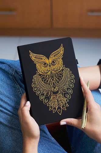 Veway Mystic Owl Journal and Pen Gift Set for Women & Men - style: Mystic Owl