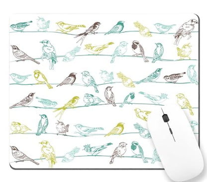 TSSOHU Mouse Pad, Birds Mouse Pad, Mousepad Rectangle Customized Mouse Pads with Designs Non-Slip Rubber Smooth MousePads for Computer Laptop, 9.5*7.9 Inch, WMJMP2413 - color: WMJ113