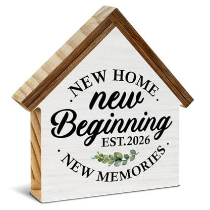 2026 Housewarming Gifts, New Home Gift Ideas, New Beginnings Home Decor - color: New Beginning 2026