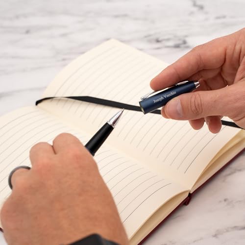 Cross Calais Personalized Rollerball Pen, Matte Midnight Blue, Chrome Trim - color: Matte Metallic Midnight Blue