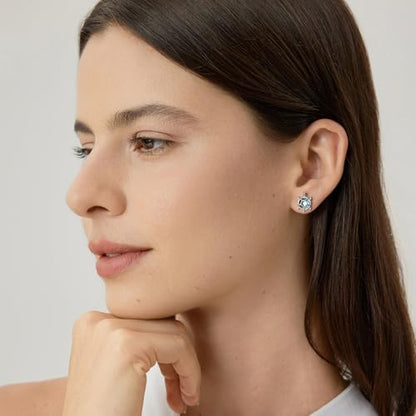 Cute Stud Earrings for Women Dachshund Koi Fish Sea Star Sea Turtle Sea Conch Earrings 14K Gold Plated Dainty Stud Earring funky Jewerly - color: Silver Turtle