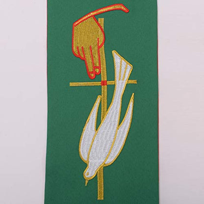 BLESSUME Church Clergy Pastor Reversible Stole - color: Red and Green