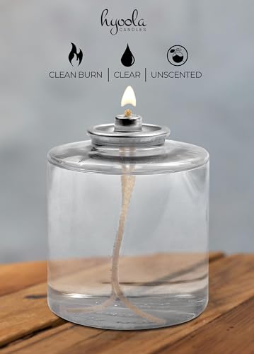 Hyoola 80 Hour Liquid Paraffin Long Burning Candles - 6 Pack - Survival and Emergency Candles - size: 6 Pack