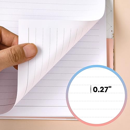 Ruled Notebook/Journal - Daily Planner with Premium Thick Paper,6.2" X 8.4" - color: white-2