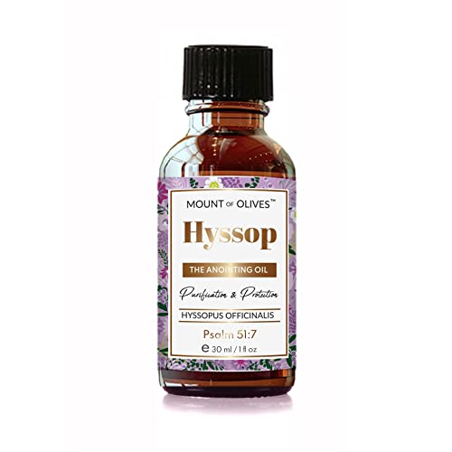 Mount of Olives - The Anointing Oil (Hyssop - The Anointing Oil, 30 mL / 1 fl oz With Cosmeceuticals Derived from Biblical Botanicals - size: 1 Fl Oz (Pack of 1)