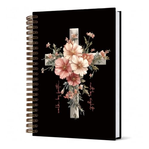 Dejfel Black Christian Notebook Journal,Jesus Pink Gift for Women Girls - color: 001jesus