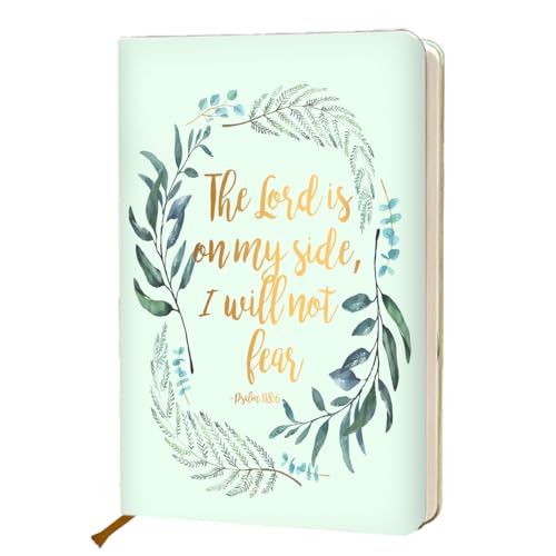 Bible Verse Lined Journal Notebook for Women Men, Bible Journal - color: Multi 0345