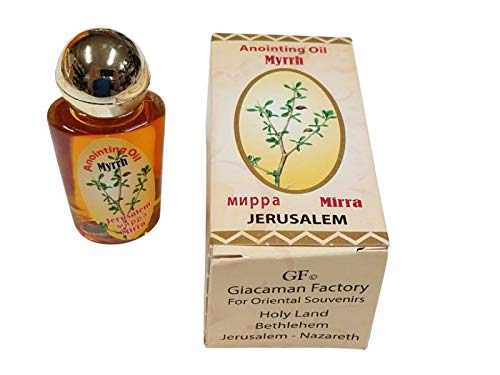 Bethlehem Gifts TM Holy Land Blessed Anointing Oil Biblical Fragrance Jerusalem (Myrrh) - color: Myrrh