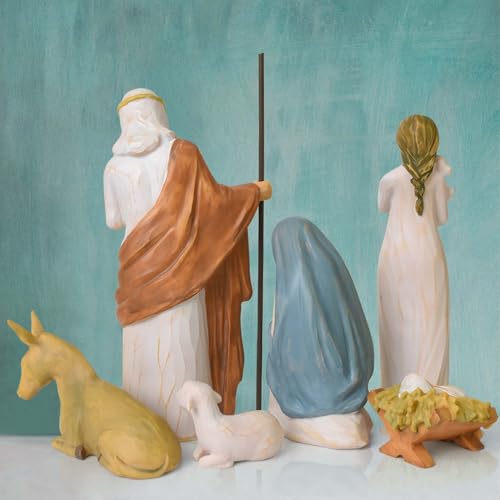 6 Piece Nativity Set, Christmas Decor Nativity Scene, Christian Gifts