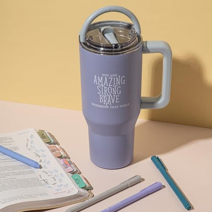 DIVERSEBEE 30 oz Insulated Stainless Steel Tumbler with Lid (Cloud) - color: Cloud, size: 30 Ounces