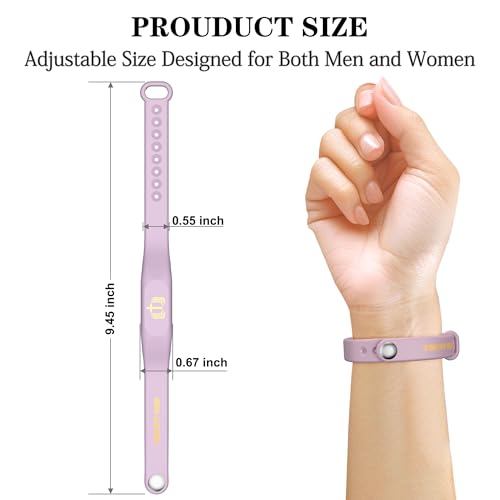 Bible Verse Bracelet,Silicone Daily Bible Verse Bracelet,NFC-Enabled Jesus Bracelets for IOS and Android,Christian Gifts for Women,Birthday Gifts for Women,Men,Teens.Gift For Mom and Father - color: Purple