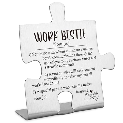 Work Bestie Gift for Women, Coworker Leaving Gift, Goodbye Work Friend Sign - style: PT Work Bestie