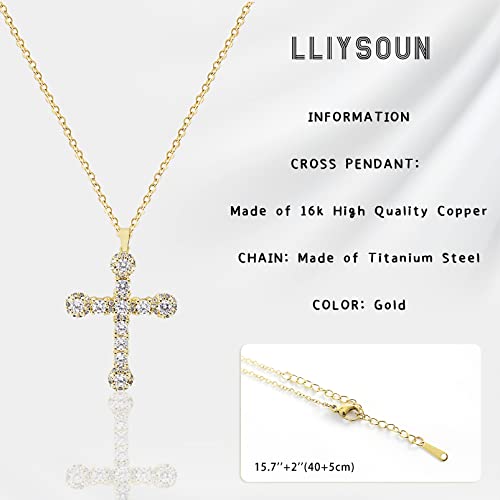 Cross Pendant Necklace for Women Jewelry Gold Cross Necklaces for Women Cross Necklace Minimalist Trendy Jewelry Valentines Day - style: CN2