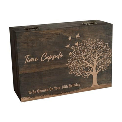 Baby Time Capsule Box to Open at 18, Baby Shower & First Birthday Gift - size: Medium, style: Time Capsule