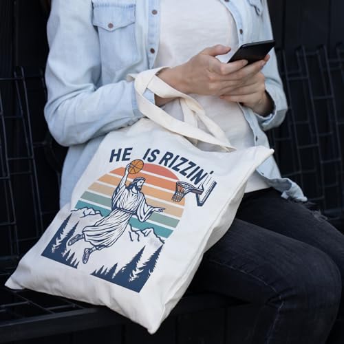 JINYO Christian Canvas Tote Bag, Bible Tote Bags for Women - color: Christian Tote Bag-3