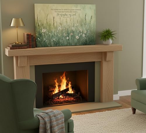 Bible Canvas Wall Art Christian Sage Green Abstract Wildflower 3D Texture Painting Picture Wall Decor Poster Prints Artwork for Bedroom Office Home Decoration - color: Floral Canvas, size: 16"L x 12"W