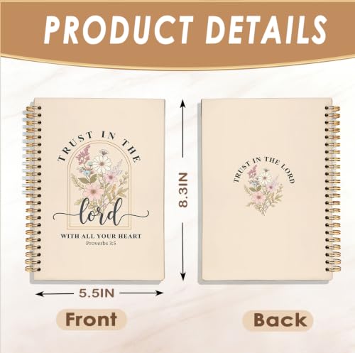 Bible Journal Notebook, Inspirational Christian Gifts for Women - color: The Bible of Flowers