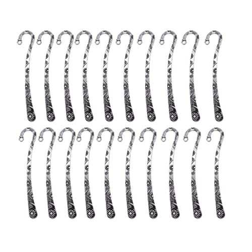 Esquirla 40x Tibetan Classic Bookmark Hooks Beading Book - color: 40pcs Tibetan Silver