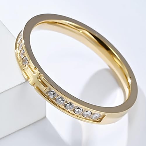 Jude Jewelers 3mm Stainless Steel Christian Cross Eternity Style Stacking Wedding Band Ring - color: Gold