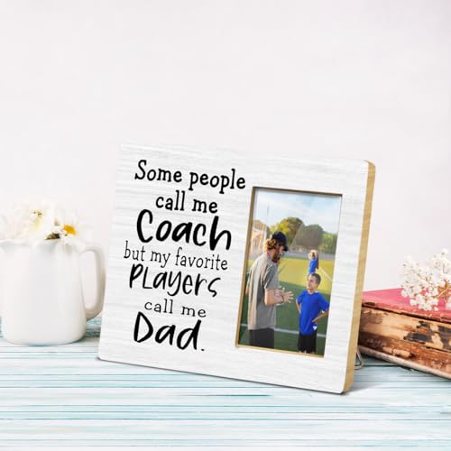 Dad Coach Gift Picture Frame, Thank You Coach Gift,4x6 Picture Frame - color: green