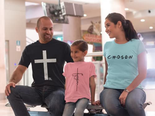 Iron Sharpens Iron Proverbs 27:17 Heavy Metal Logo Bible Scripture Mens Christian Tshirt Jesus Cross Short Sleeve Graphic Tee - color: Black, size: 4X-Large