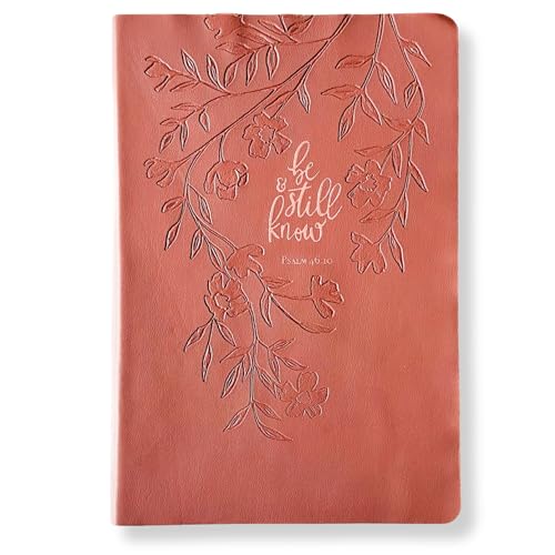 Elly & Grace Prayer Journal for Women, Womens Prayer Journal and Bible Journal, Great Bible Study Journal, Gratitude Journal, or Daily Prayer Journal - 8.5" x 5.5" - 150 Page Lined Journal (Be Still) - color: Be Still
