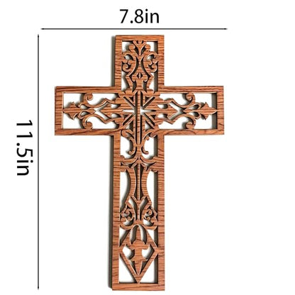 satoaols Classic Wooden Cross