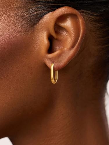 Small 4Pcs 14K Gold Huggie Hoop Earrings Sets for Women Non Tarnish - style: Gold&Sty24