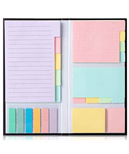Mr. Pen- Sticky Notes Set, 410 Pack, Ruled - color: Muted Pastel, size: 1 Set