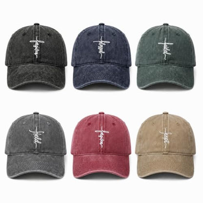 6/12 Pack Christian Hats Bulk for Men Women - style: Style 6