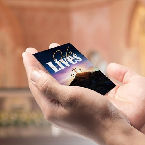 200 Pcs Gospel Tracts Salvation Cards,He Lives - style: He Lives