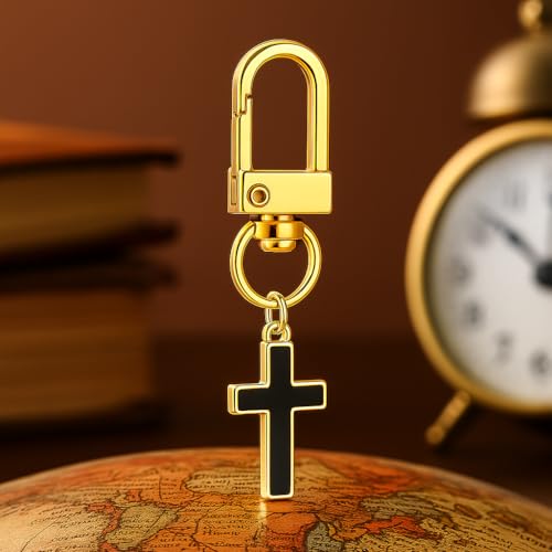Cross Keychain – Cool Keychains Gifts for Christian, Baptism, Holidays, Keychains for Car Keys - color: Cross6