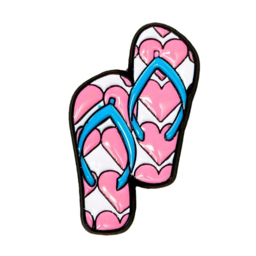 Enamel Pins, Jesus Christ & Cross Pins for Backpacks, Christian Religious God Faith Lapel Pin, Catholic Bedge Brooch for Lanyard, Bag, Hat, Clothes, Jacket, Vest. - style: Heart Slippers