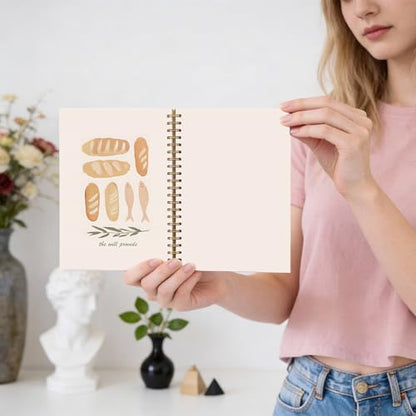 Christian Hardcover Spiral Notebook - Inspirational A5 Lined Spiral Journal Notebook 5.5"x8.3", 80 Pages, Religious Bible Verse Hard Cover Notebook for Work, Christian Faith Gifts for Women Girls - color: Quote03