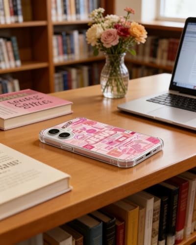 Pink Christian Aesthetic Phone Case Compatible with iPhone 17, Jesus Affirmation Verses Phone Cover for iPhone 17 - color: Pink Aesthetic