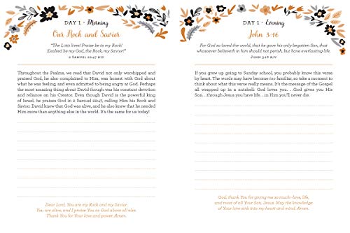 3-Minute Devotions for Women Journal for Morning and Evening