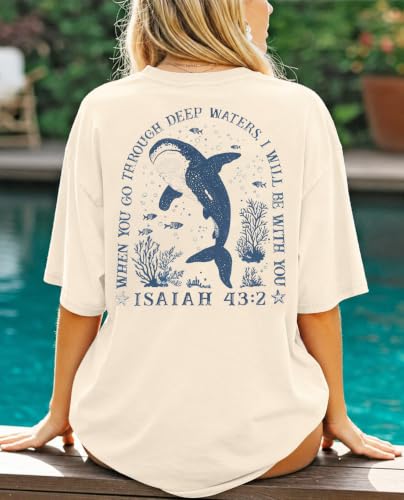 ASTANFY Oversized Tshirts for Women: Deserve Day Shirt Funny Skeleton Shirts Casual Oversized Graphic Tees Tops - color: Apricot5, size: Medium