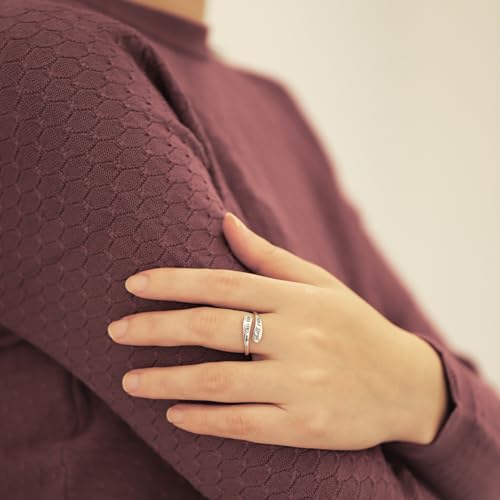 925 Sterling Silver Inspirational Adjustable Rings - Personality Encouragement Jewelry Gift For Women - style: This too shall pass