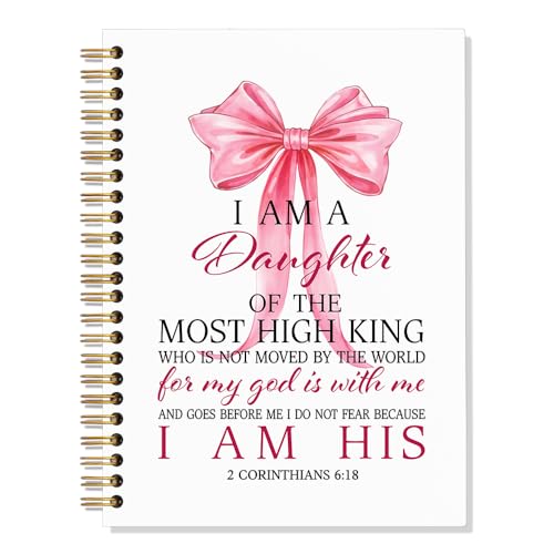 2 Corinthians 6:18 Spiral Notebook, Bible Verse Notebook for Women