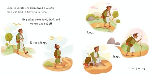 The Good Samaritan: A Religious Children’s Board Book of the Bible Story with Charming Illustrations, Simple Text, and QR Code for Audio Reading (Little Board Books)