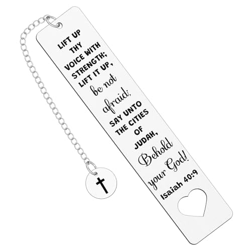 Inspirational Religious Gifts for Women Men Christian Scripture Bookmark Christian Gifts Inspirational Gift Catholic Spiritual Baptism Gift for Mom Dad Sister Friend Book Lovers Book Accessories - color: Inspirational Bookmark