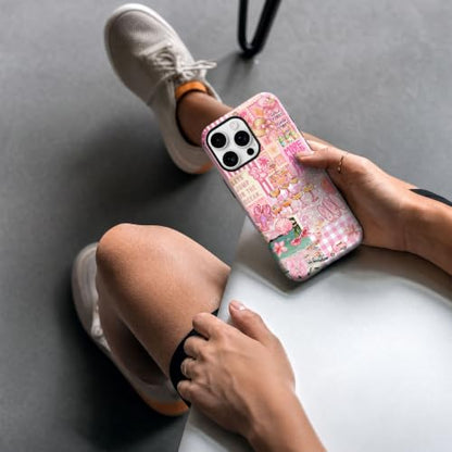 for iPhone 16 Pro Case, Cute Pink Summer Magnetic Phone Case - color: Blush Pink, size: iPhone 16 Pro