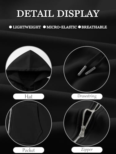 Zip Up Hoodies Y2k Jacket Graphic Gothic Jackets Grunge Cross Hoodie Baggy Streetwear Emo Sweater Aesthetic Clothes - color: Black, size: XX-Large