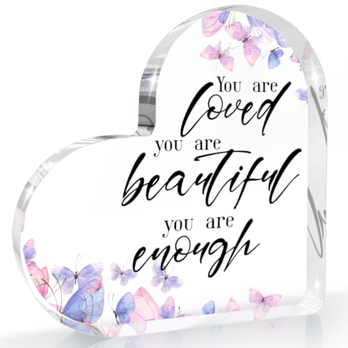 Inspirational Butterfly Gifts for Women, Christian Gifts Acrylic Sign - color: You are