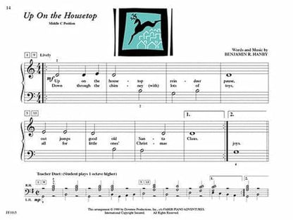 Pretime Piano Christmas, Primer Level: Beginnning Reading (Faber Piano Adventures)