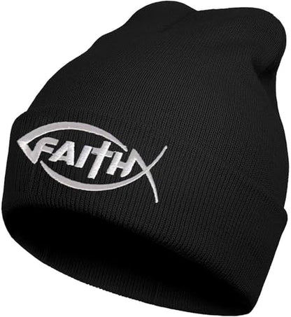 Embroidered Beanie Hat for Men Women - color: 4
