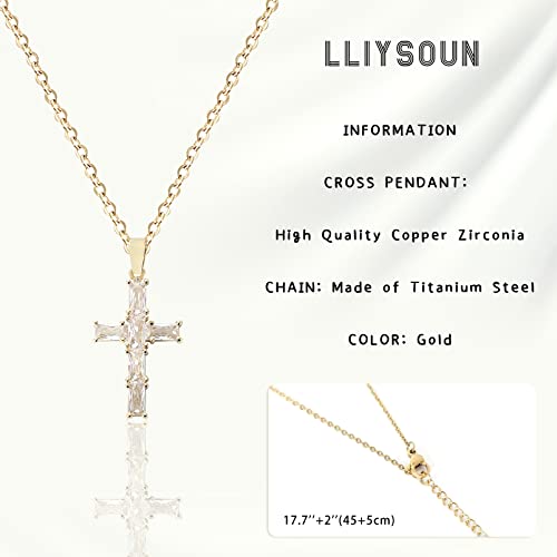 Cross Pendant Necklace for Women Jewelry Gold Cross Necklaces for Women Cross Necklace Minimalist Trendy Jewelry Valentines Day - style: CN13