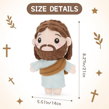 FunisFun Jesus Plush Stuffed Animal Doll Ideal Gifts for Christian Church Religious Party Favors Christmas (Jesus) - style: Standing Jesus