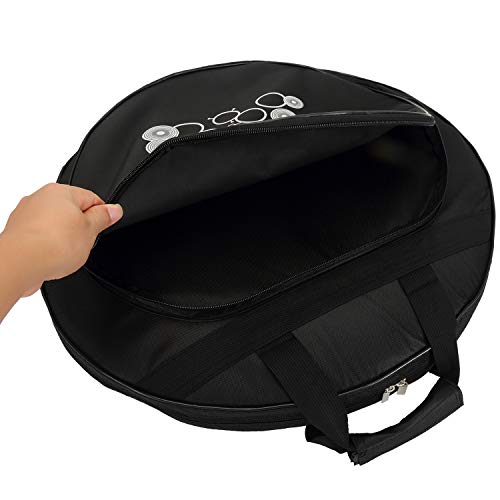 Tosnail 22" Cymbal Gig Bag with Carry Handle and Shoulder Straps - Great for Dust-proof Storage