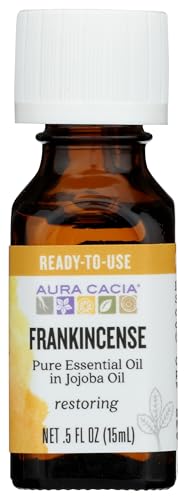 Aura Cacia, Oil Frankincense in Jojoba, 0.5 Fl Oz